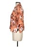 Moa Moa Tropical Orange 3/4 Sleeve Blouse Size M - photo 5