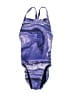Nike 100% Polyester Graphic Purple One Piece Swimsuit Size 2 - photo 1