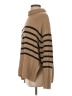 Gap 100% Cotton Stripes Tan Turtleneck Sweater Size S - photo 5