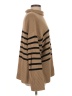 Gap 100% Cotton Stripes Tan Turtleneck Sweater Size S - photo 4