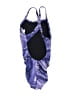 Nike 100% Polyester Graphic Purple One Piece Swimsuit Size 2 - photo 2