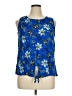Style&Co Blue Sleeveless Blouse Size XL - photo 1