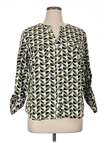 Notations 3/4 Sleeve Blouse (view 1)