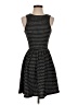 Must Have Houndstooth Gray Cocktail Dress Size S - photo 1