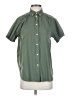 J.Crew Solid Green Short Sleeve Button-Down Shirt Size S - photo 1