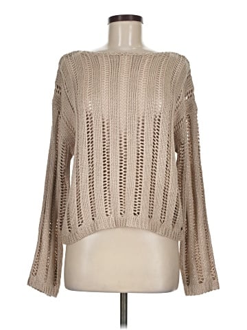 Hem & Thread Pullover Sweater (view 1)