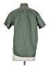 J.Crew Solid Green Short Sleeve Button-Down Shirt Size S - photo 2