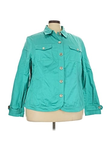 Jones New York 3/4 Sleeve Button-Down Shirt (view 1)