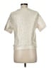 Zara Metallic Silver Short Sleeve Top Size M - photo 2