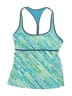 Nike Print Teal Swimsuit Top Size M - photo 1