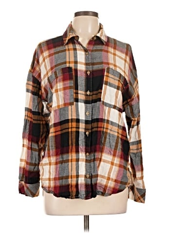 BP. Long Sleeve Button-Down Shirt (view 1)