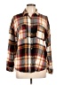 BP. Plaid Brown Long Sleeve Button-Down Shirt Size L - photo 1
