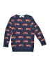 H&M 100% Cotton Print Blue Pullover Sweater Size 5T - 6 - photo 1