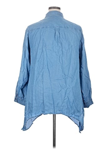 Zac & Rachel 3/4 Sleeve Button-Down Shirt (view 2)