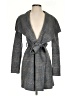 Tahari Plaid Gray Wool Coat Size XS - photo 1