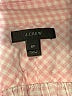 J.Crew Checkered-gingham Pink Long Sleeve Blouse Size 8 (tall) - photo 7