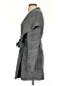 Tahari Plaid Gray Wool Coat Size XS - photo 5