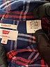 Levi's Plaid Blue Long Sleeve Button-Down Shirt Size M - photo 7