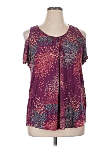 Lucky Brand Short Sleeve Blouse (view 1)