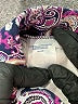 Lands' End Paisley Purple Active Pants Size S - photo 9