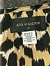 Ava & Aiden 100% Polyester Animal Print Gold 3/4 Sleeve Blouse Size M - photo 7