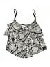 24th & Ocean Paisley Gray Swimsuit Top Size L - photo 1