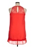 Iz Byer 100% Polyester Red Sleeveless Blouse Size XL - photo 2