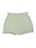 Zara Solid Green Shorts Size L - photo 1