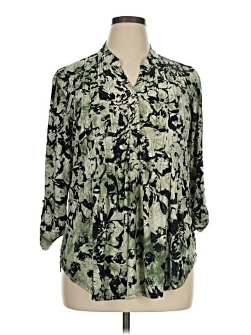 New Directions 3/4 Sleeve Blouse (view 1)