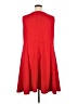 Sandra Darren Solid Red Casual Dress Size 20 - photo 2