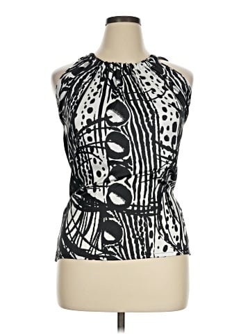 August Silk Sleeveless Blouse (view 1)