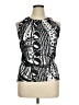 August Silk Black Sleeveless Blouse Size XL - photo 1