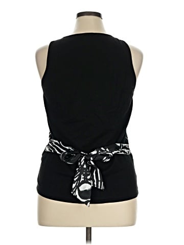 August Silk Sleeveless Blouse (view 2)