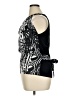 August Silk Black Sleeveless Blouse Size XL - photo 5