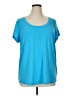 Athleta Blue Short Sleeve T-Shirt Size XL - photo 1