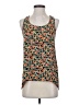 Soprano 100% Polyester Orange Sleeveless Blouse Size S - photo 1
