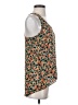 Soprano 100% Polyester Orange Sleeveless Blouse Size S - photo 4