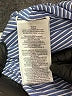 BCBGMAXAZRIA 100% Cotton Blue 3/4 Sleeve Button-Down Shirt Size S - photo 8