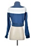 Nike 100% Polyester Color Block Blue Track Jacket Size S - photo 2