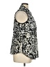 Elementz Animal Print Black Sleeveless Button-Down Shirt Size 1X - photo 4