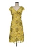 Jessica 100% Polyester Paisley Yellow Casual Dress Size M - photo 1
