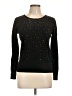 Liquid by Sioni Stars Black Pullover Sweater Size L - photo 1