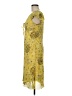 Jessica 100% Polyester Paisley Yellow Casual Dress Size M - photo 5