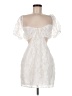 Le Lis White Cocktail Dress Size M - photo 1