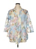 Draper's & Damon's 100% Polyester Blue Cardigan Size 1X - photo 1