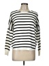 French Connection Stripes White Pullover Sweater Size L - photo 1