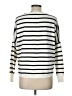 French Connection Stripes White Pullover Sweater Size L - photo 2