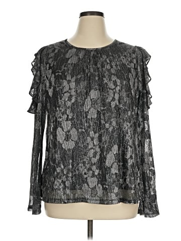 MICHAEL Michael Kors Long Sleeve Blouse (view 1)
