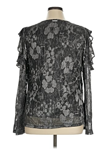 MICHAEL Michael Kors Long Sleeve Blouse (view 2)