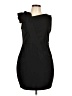 ASOS Solid Black Cocktail Dress Size 12 Petite - photo 1
